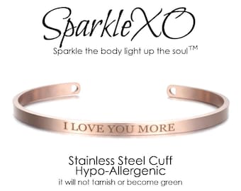 Personalized Bangle Engraved Cuff Friendship Bracelet Rose Gold Bangle Engraved Bracelets Coordinate Bangle Name Cuff Stainless Steel Cuff