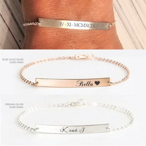 Coordinate Bracelet Personalized Bracelet Engraved Bracelets Coordinates Bracelet 14K Gold Filled Bracelet Women Bracelets Gift SparkleXO