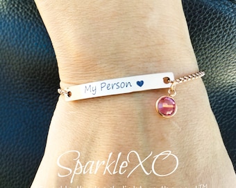 Personalized Bracelet Engraved Bracelet Roman Numeral Bracelet Coordinates Bracelet Gift for Her Name Bracelet Adjustable Rope Bracelet