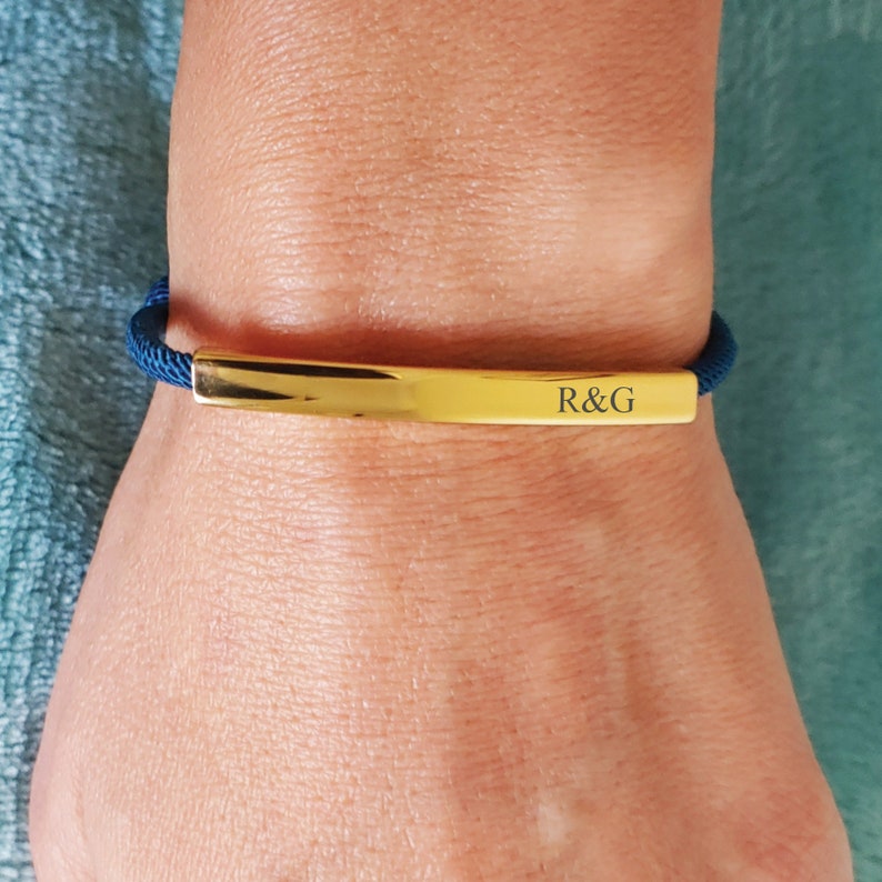 Engraved Bracelet Personalized Bracelet For Her Custom Bracelet Coordinate Bracelet Gold Bar Bracelet Name Bracelet Friendship Bracelet