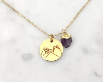 Coin Necklace Gemstone Necklace | Initial Disc Pendant Necklace Gem Necklace | Birthstone Necklace Women Personalized Gold Coin Necklace