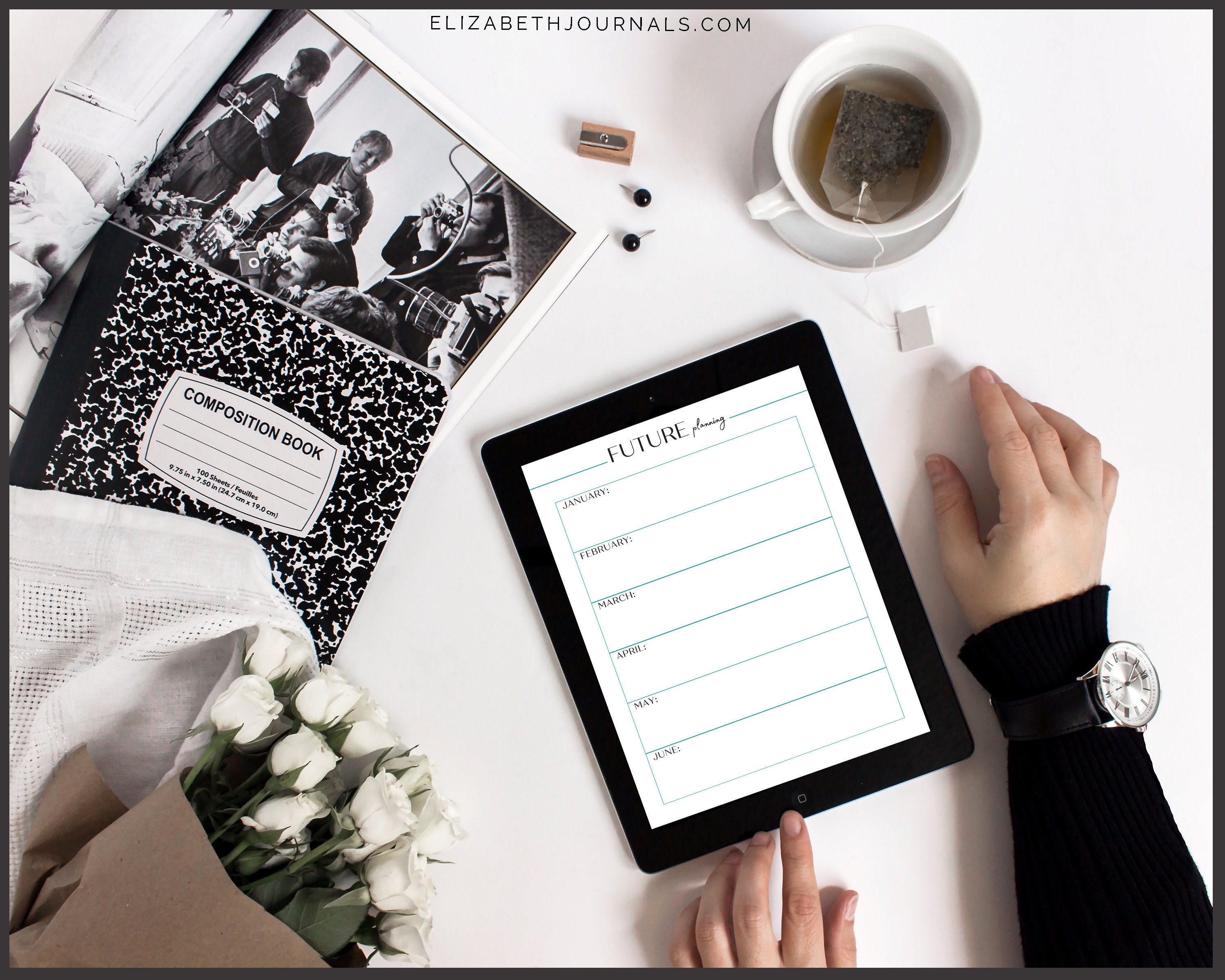 Pink Classic Agenda Planner Kit Undated Printable Planner Etsy