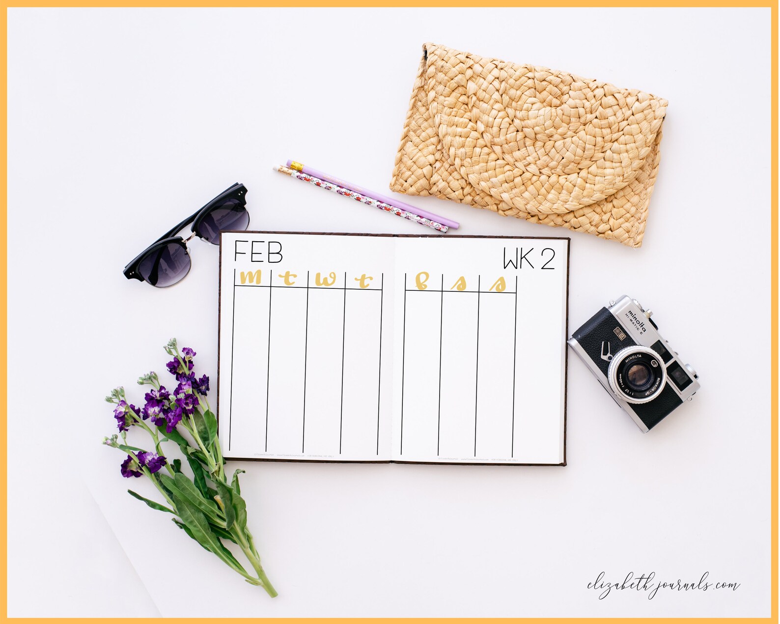 The 'mark' Planner Kit Digital Planner Printable Etsy