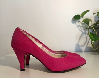 hot pink heels size 5
