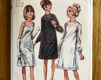 slip dress with sheer overlay