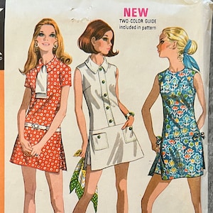 70s Playdress Sewing Pattern / Vintage 1970s Playsuit and Shorts / Women's Size 12, Bust 34 / McCalls 2424
