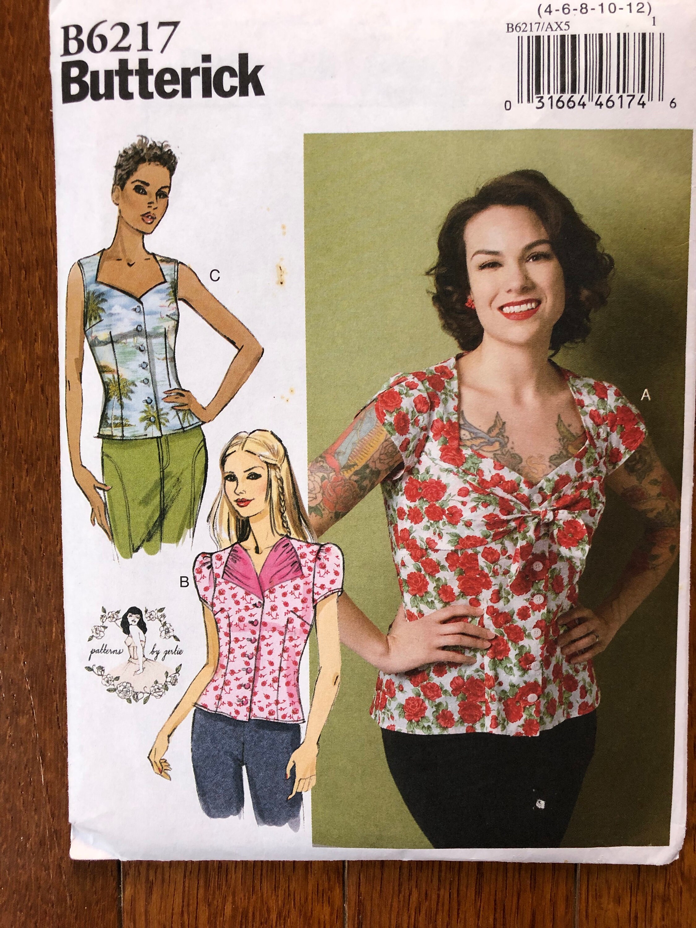 Blouse Sewing Pattern / Women's Top / Shirt / Size Etsy