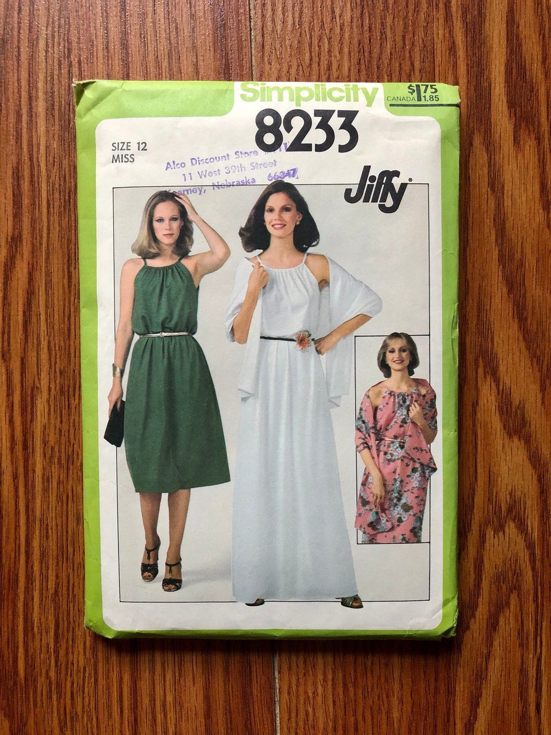 70s Maxi Dress Sewing Pattern / Vintage 1970s Easy Midi Sundress ...