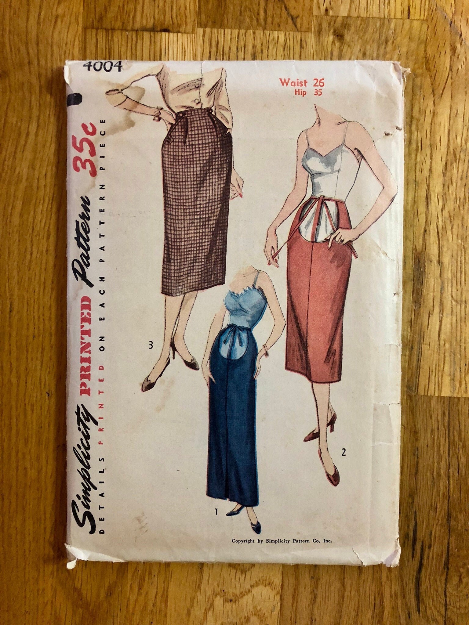 1950s Maternity Kangaroo Skirt Sewing Pattern / 50s Vintage | Etsy