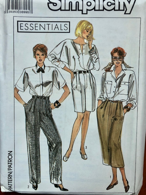 80s Skirt, Pants & Shorts Sewing Pattern / Vintage 1980s / Women's