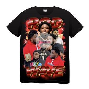 Rod Wave Last Lap Tour Tshirt PNG DTF Ready Red Digital Download