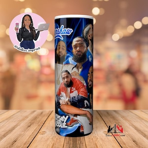 Nipsey Tumbler, 20 oz Skinny, Straight, Crenshaw, Custom