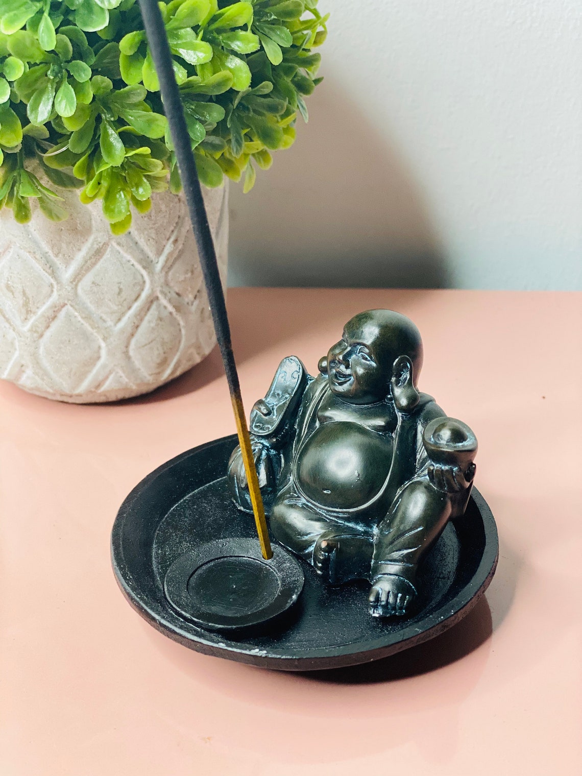 Buddha Incense Burner for Sticks Buddha Incense Holder Stick Etsy