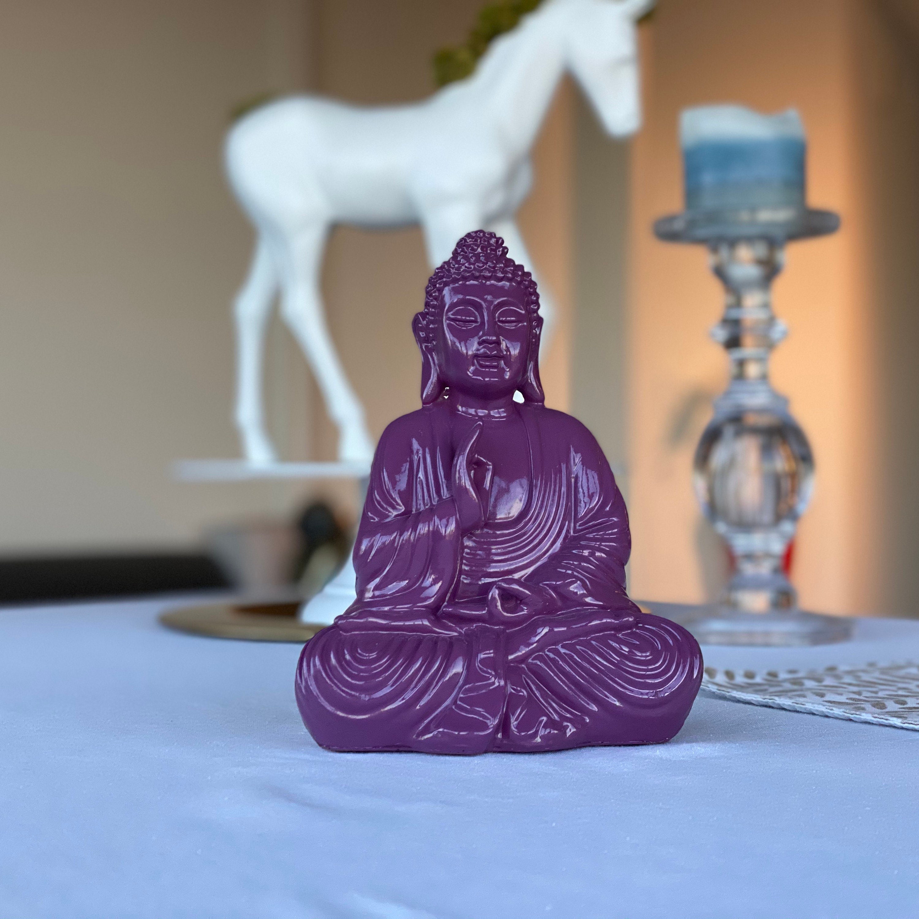 Buddha Statue Meditating Indoor Decor Buddha Sculpture Etsy