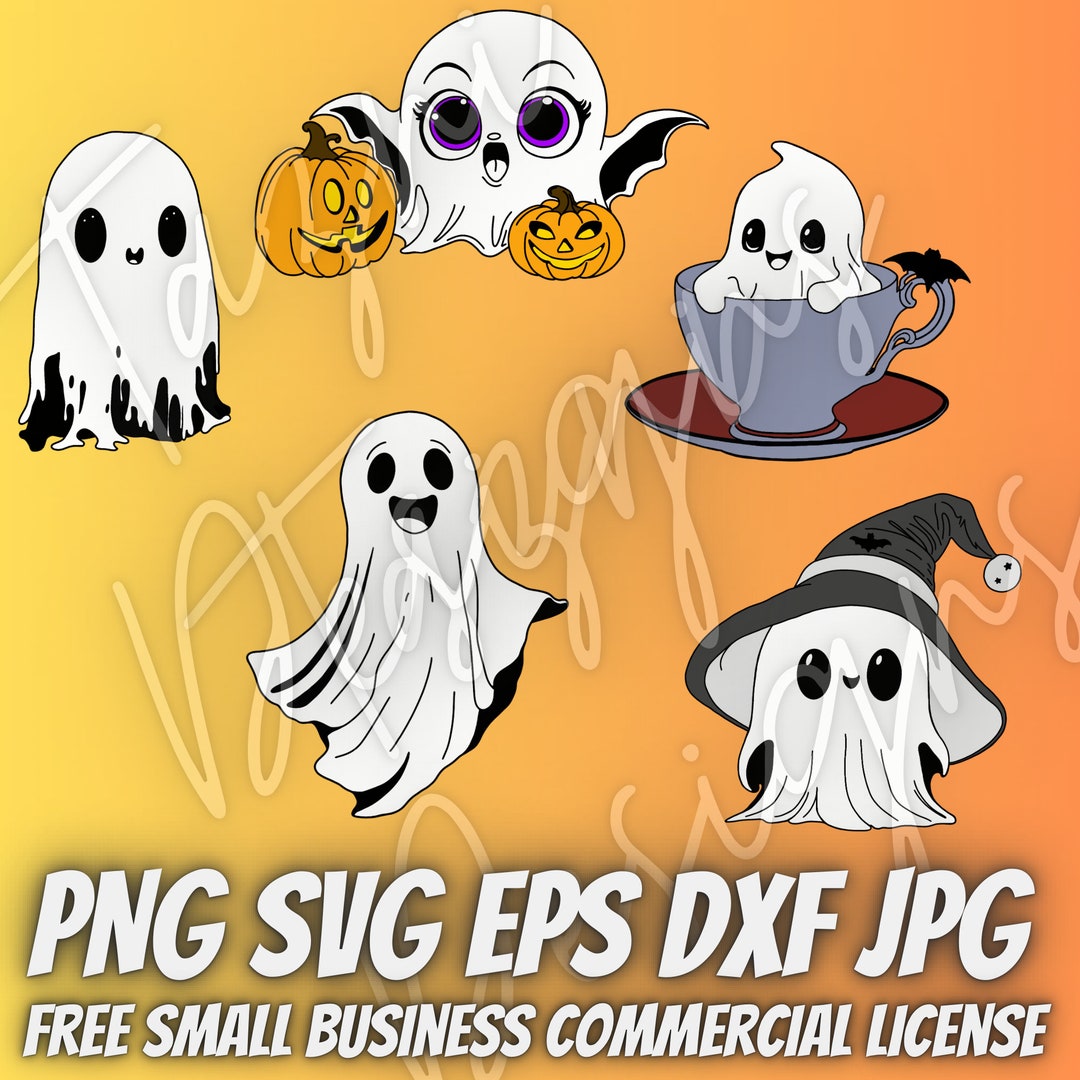 Ghost Halloween SVG Bundle | Personalize Spooky Season Decor ...