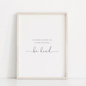 Be Kind Quote-English| LDS| Young Women| LDS Youth| Relief Society| Primary| Young Men| Mormon| General Conference| Latter-Day Saint| Print