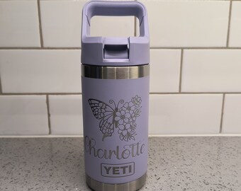 Personalized kids bottle Rambler Jr YETI customizable kids bottle custom stainless steel YETI