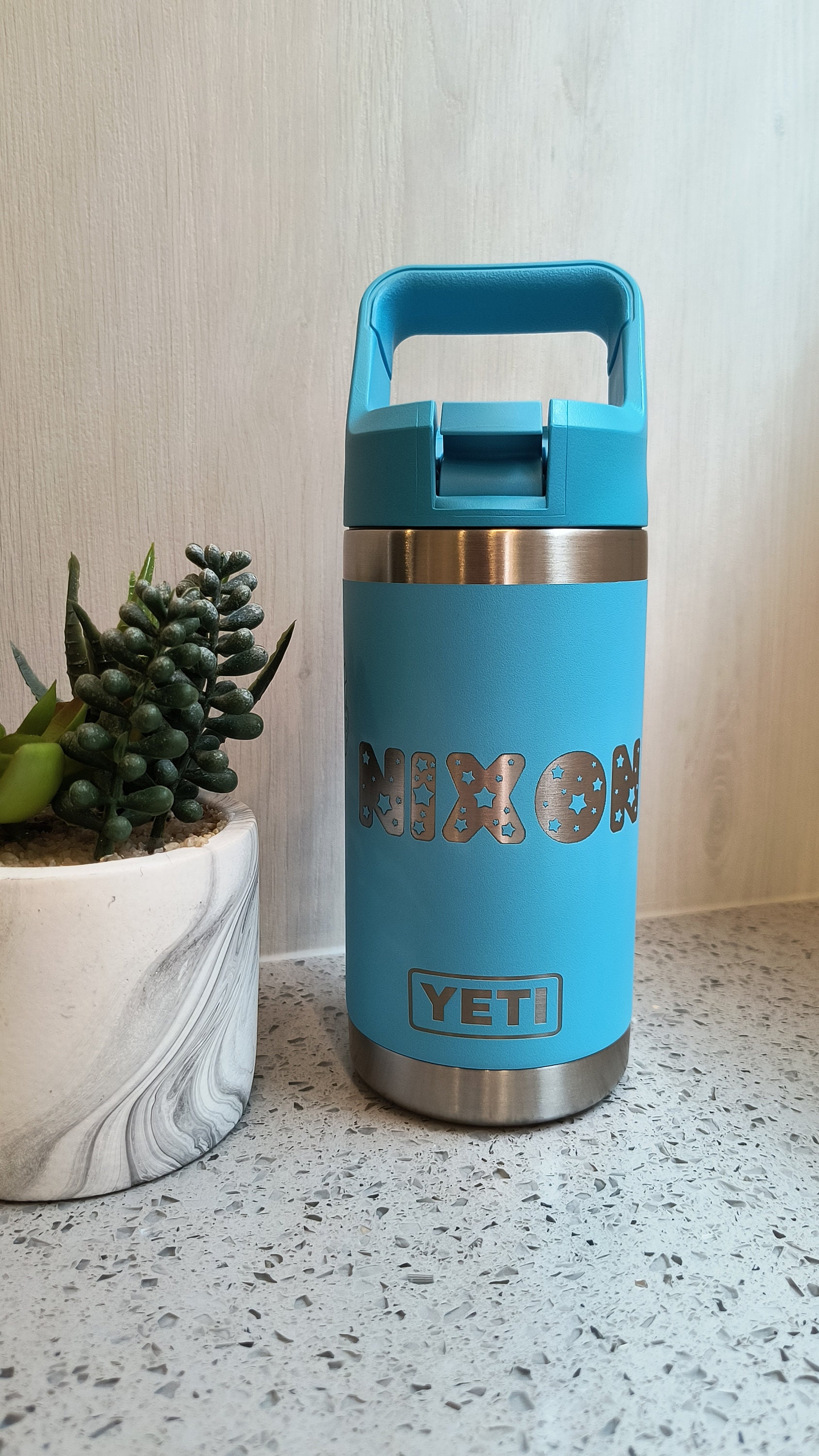 Personalized YETI Kids Bottle Rambler Jr, Custom Engraved Stainless ...