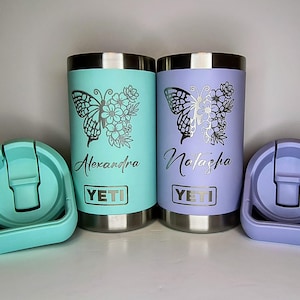 Personalized kids bottle Rambler Jr YETI customizable kids bottle custom stainless steel YETI back to school kids water bottle