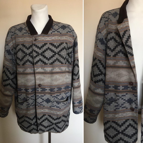 Navajo Blanket Coat Etsy