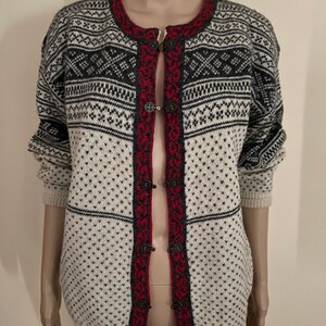 Vintage Nordic Jumper size S