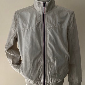 Vintage beige bomber jacket , size M-L