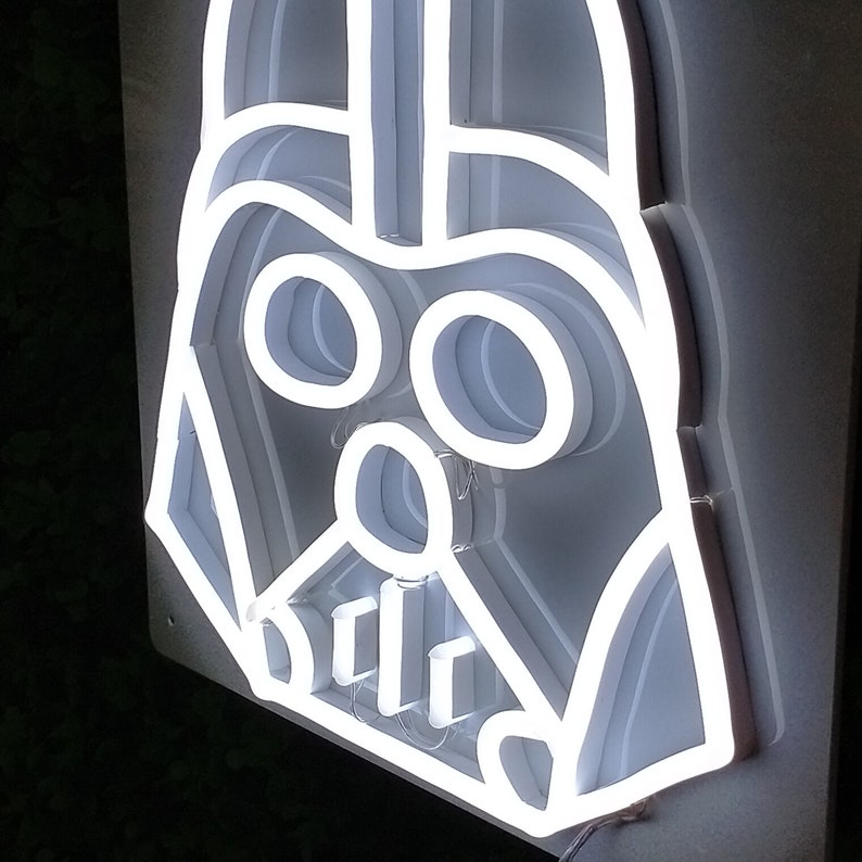 Darth Vader Sign Star Wars Wall Lamp Art Deco Neon Sign Sci - Etsy