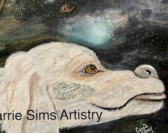 Luck Dragon Neverending Story Falkor Fantasy art