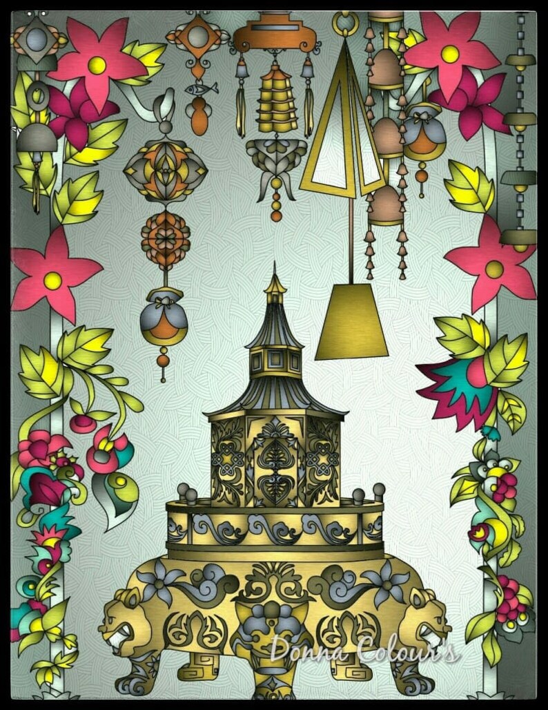 Antique Coloring Page Printable File - Etsy