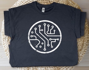 Circuit Board T-Shirt: Computer Science Engineer Gift