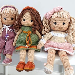 Crochet doll for sale, Granddaughter gift idea, Amigurumi finished doll in clothes, Birthday gift Snowflake doll, Babyshower gift,