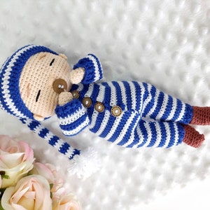 Crochet baby doll for sale, Amigurumi finished doll, Handmade Babyshower gift box  Granddaughter gift, Gender reneval gift, Birthday gift