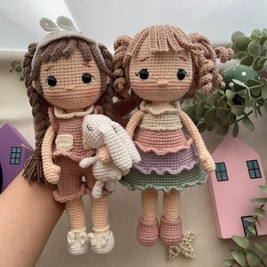 Crochet doll for sale, Christmas gift, Granddaughter gift idea, Amigurumi finished doll in clothes, Birthday gift for girl, Babyshower gift,