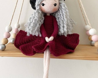 Princess doll for sale, Handmade Crochet doll, Granddaughter gift,  Amigurumi finished doll, Collectible doll, Birthday gift for her