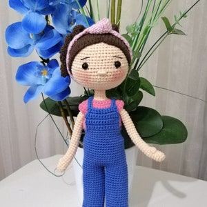 Ms. Rachel - Songs for Littles ,crochet Ms. Rachel, amigurumi doll, amigurumi  finished Ms. Rachel doll for sale, Granddaughter gift,