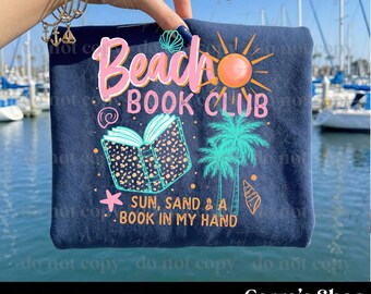 Beach Book Club, trendy, Strand, Sommer PNG