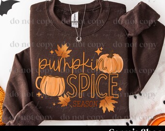 Pumpkin Spice, fall, autumn, digital file, witchy, Spooky Season