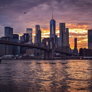 Sunset over the Big Apple