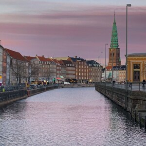 Sunset over Copenhagen