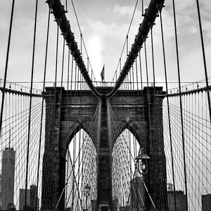 A gateway between boroughs - the Brooklyn Bridge
