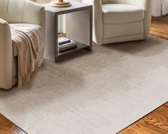 SELMA Art Mat, Taupe Vinyl Protective Mat, Persian/Turkish Rug Design, Waterproof Floor Mat, Vinyl Area Rug, Home Ideas, Bathroom, Kitchen