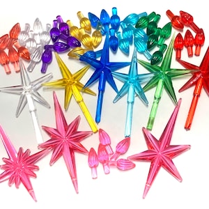 28mm Ceramic Christmas tree replacement flame bulb or  star