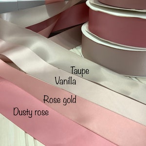 Ruban de satin double face de 1-1/2 po. 9 mètres