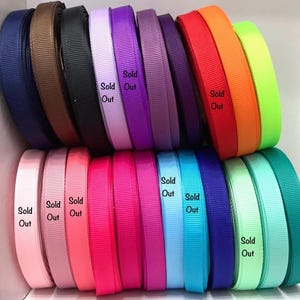 Ruban gros-grain 3/8 po. 10 yards