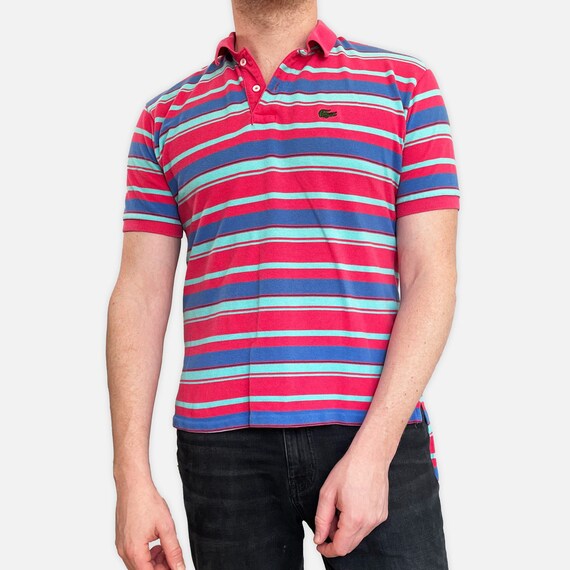 Vintage 80s Izod Lacoste Striped Polo 