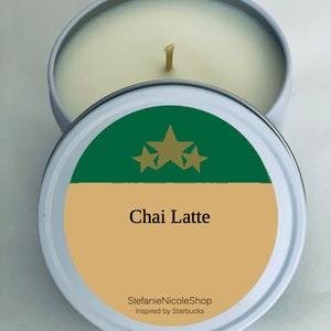 Chai Latte - Inspired by Starbucks - Starbucks Candles 8 oz.