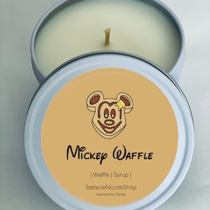 Mickey Waffle - Disney Candle - Inspired by Disney 8 oz.