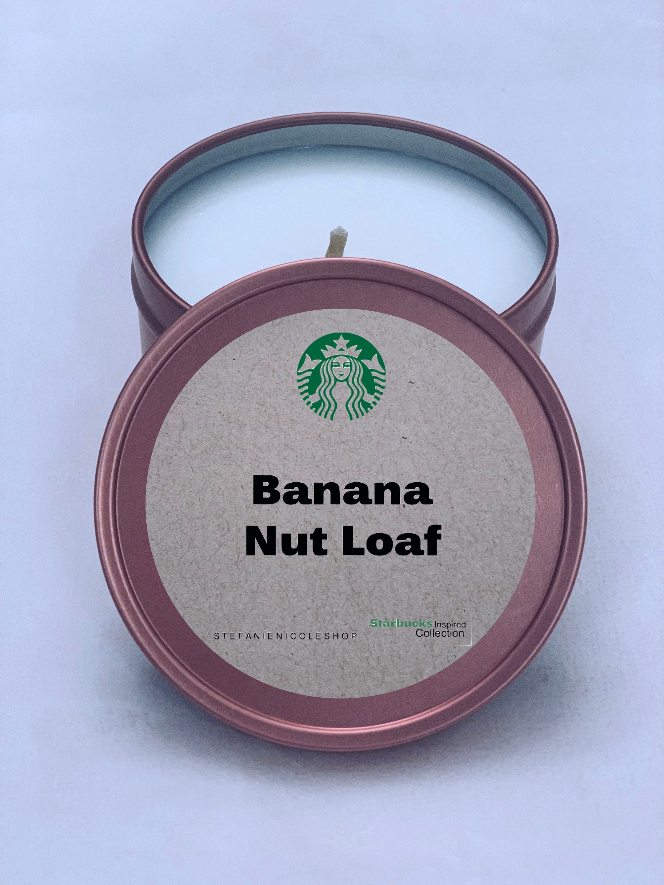 Banana Nut Loaf Starbucks Candles Inspired by Starbucks Etsy