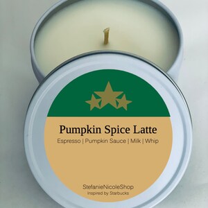Pumpkin Spice Latte - Inspired by Starbucks - Starbucks Candles 8 oz.