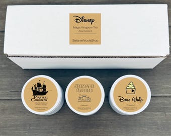 Magic Kingdom Trio - Disney Candle - Inspired by Disney - 3 Candles, 4 oz. Each